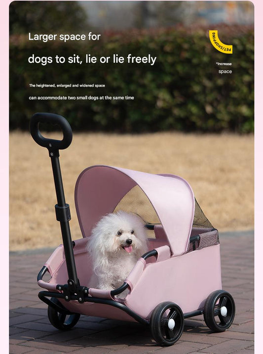 Cloud Walk: Stroller Adventures with Your Furry Muse
