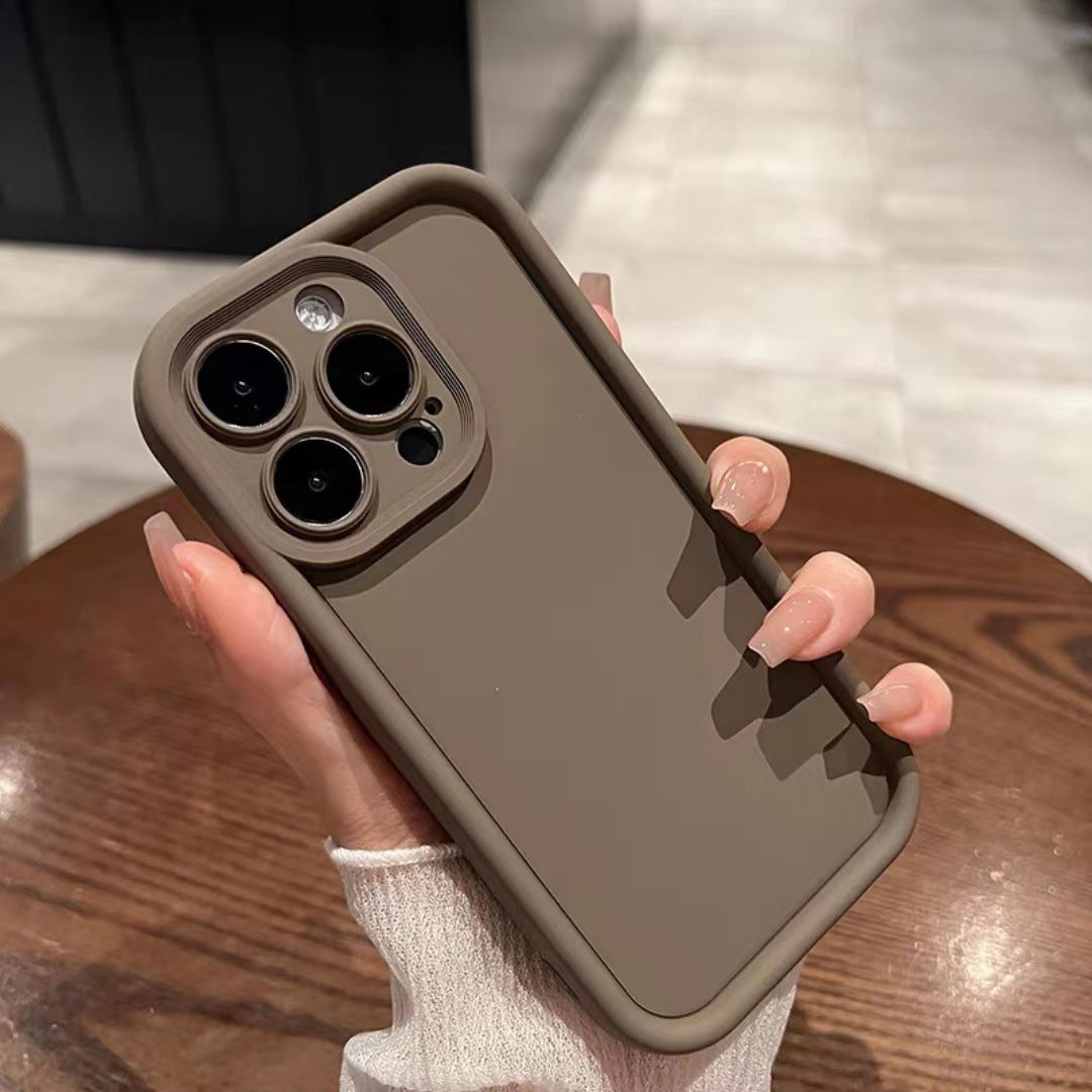 Dopamine Color TPU Soft Phone Case Suitable for Iphone Models 11 to 16 – Full Protection & Anti-Slip Korean Minimalist Style