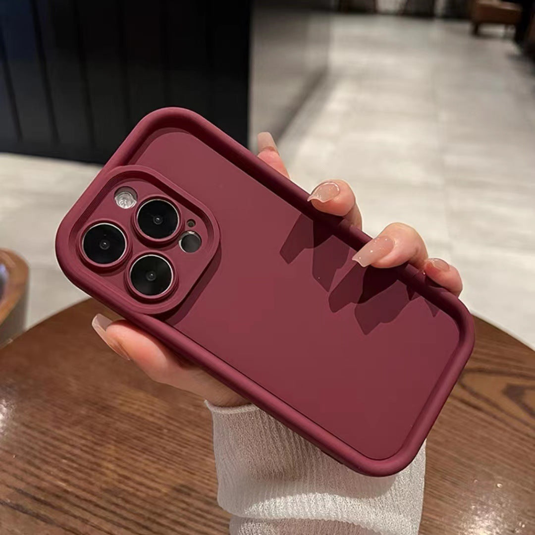 Dopamine Color TPU Soft Phone Case Suitable for Iphone Models 11 to 16 – Full Protection & Anti-Slip Korean Minimalist Style