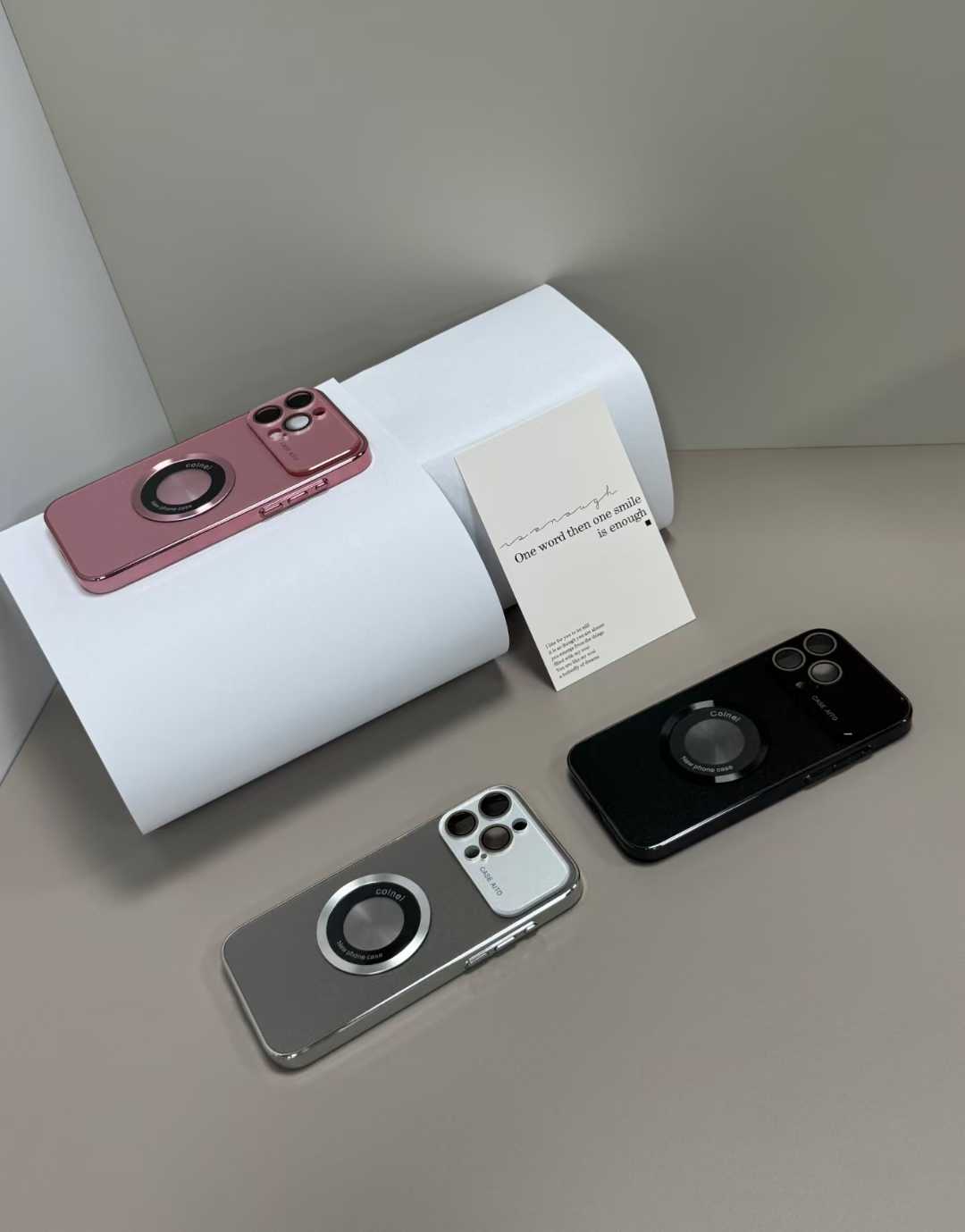 [🔥NEW] Electroplated Full-Protection Lens Case with Large Acrylic Window